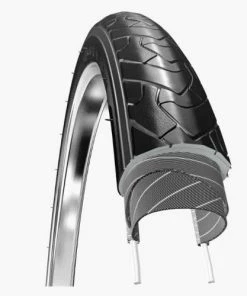 Pneumatiques Pour Cycles 26x1.50 Urban Ride Reflex Anti-Crevaison 5mm Noir Tringle Rigide - ETRTO 40-559