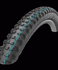 Pneumatiques Pour Cycles 29x2.60 Schwalbe HANS DAMPF - SnakeSkin - TL Easy - Apex - Addix Speegrip - ETRTO 65-622