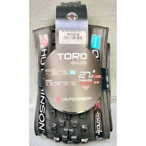 Pneumatiques Pour Cycles 27.5x2.6 Pneu Hutchinson TORO KOLOSS - EBIKE50 - Spider Tech -Tringle Souple - Tubeless Ready - ETRTO 66-584 5 Pneumatiques Pour Cycles 27.5x2.6 Pneu Hutchinson TORO KOLOSS - EBIKE50 - Spider Tech -Tringle Souple - Tubeless Ready - ETRTO 66-584 – Image 3