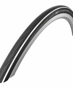 Pneumatiques Pour Cycles 700x25c Schwalbe LUGANO II HS 471 Noir à Bande Blanche Tringle Rigide ETRTO 25-622