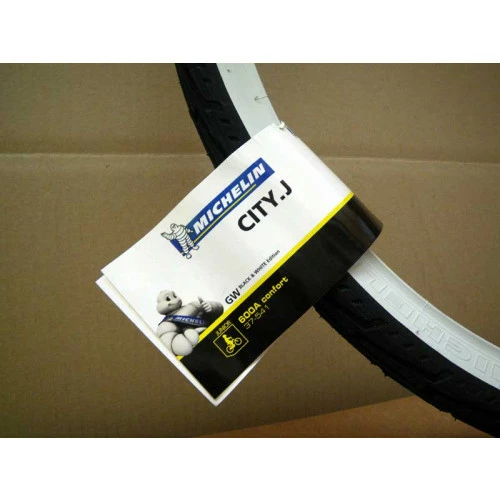 Pneumatiques Pour Cycles 600x35A Michelin City J Noir à Flanc Blanc - ETRTO 37-541 4 Pneumatiques Pour Cycles 600x35A Michelin City J Noir à Flanc Blanc - ETRTO 37-541 – Image 2