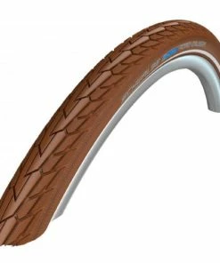 Pneumatiques Pour Cycles 700x40C - 28x1.60 Schwalbe ROAD CRUISER HS484 Marron/reflex - ETRTO 42-622