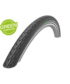 Pneumatiques Pour Cycles 28x1.75 Pneumatique Schwalbe ROAD CRUISER HS484 - Reflex - Green Compound - Tringle Rigide - ETRTO 47-622